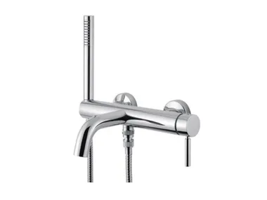 TOKYO - External single handle steel bathtub set with hand shower _ Gaia Mobili